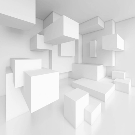 Фотообои 3d белый фон
