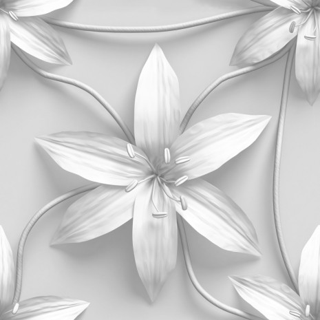 Фотообои лилия 3д