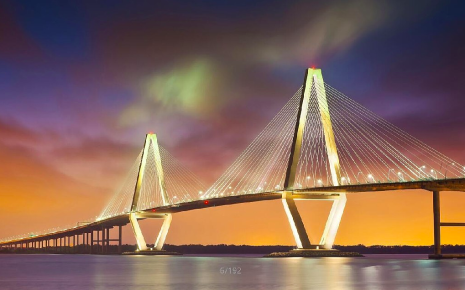 Фотообои мост в красках