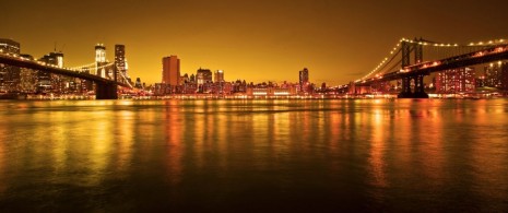 Фотообои панорама ночного города