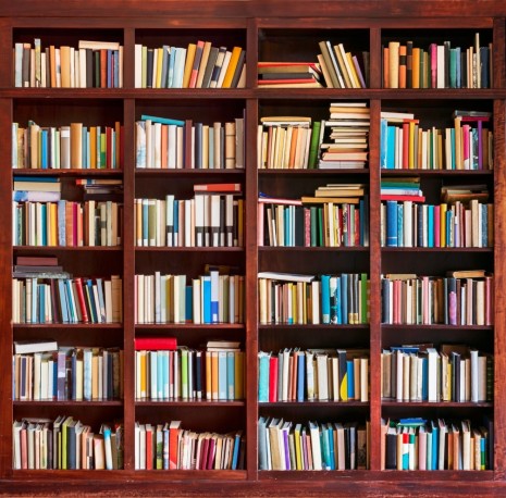 Фотообои книжный шкаф